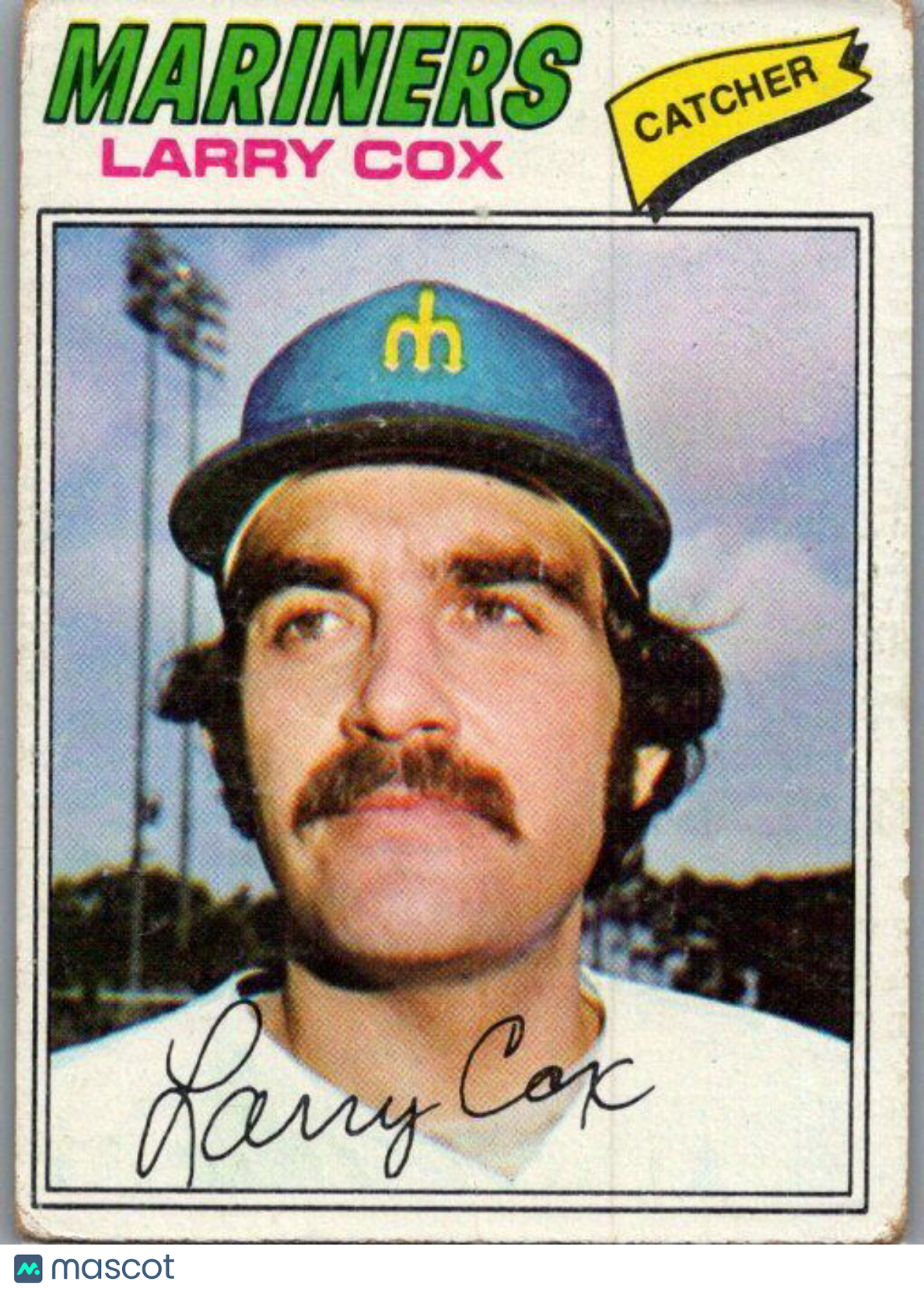 1977 Topps #379 Larry Cox