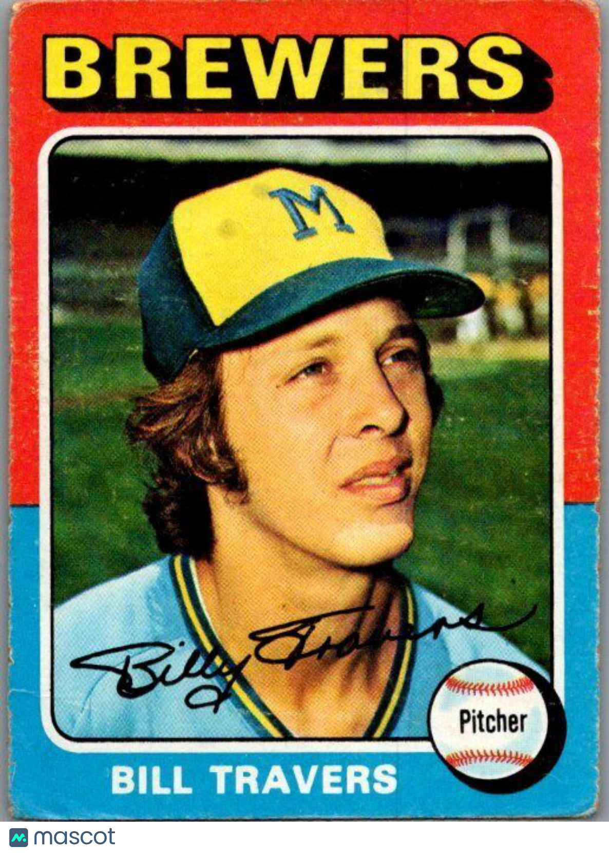 1975 Topps #488 Bill Travers