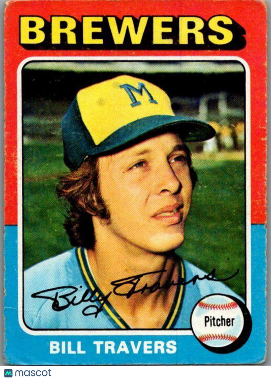 1975 Topps #488 Bill Travers