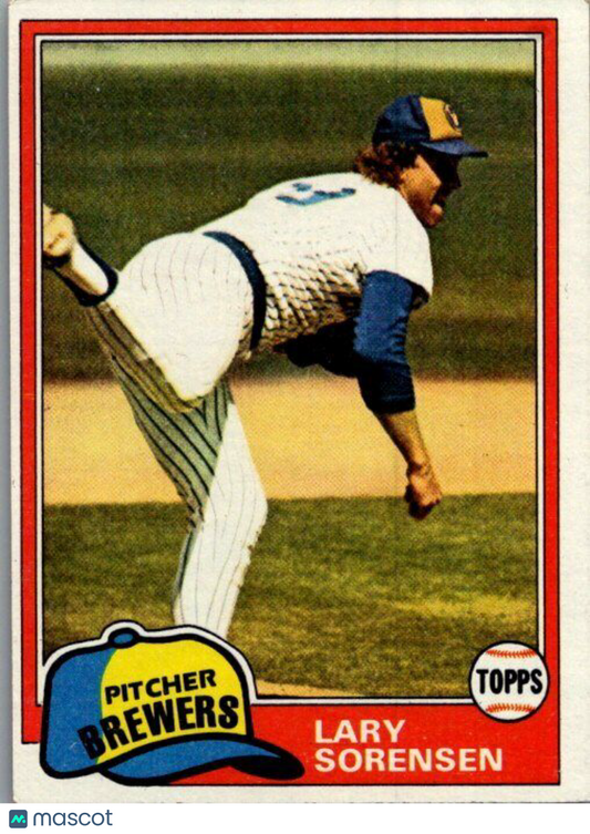 1981 Topps #379 Lary Sorensen