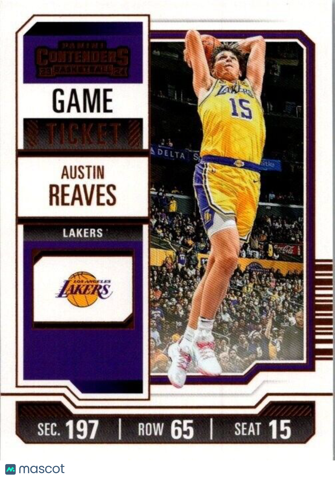 2023-24 Panini Contenders - Bronze Season Ticket #15 Austin Reaves