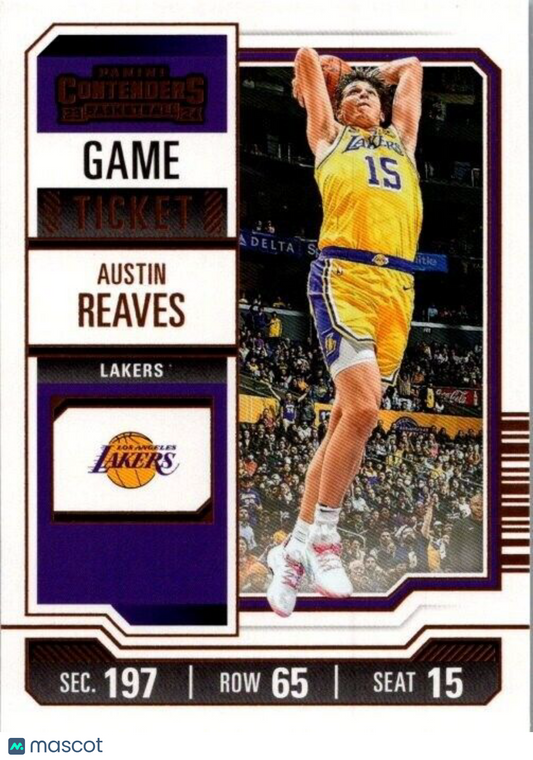 2023-24 Panini Contenders - Bronze Season Ticket #15 Austin Reaves