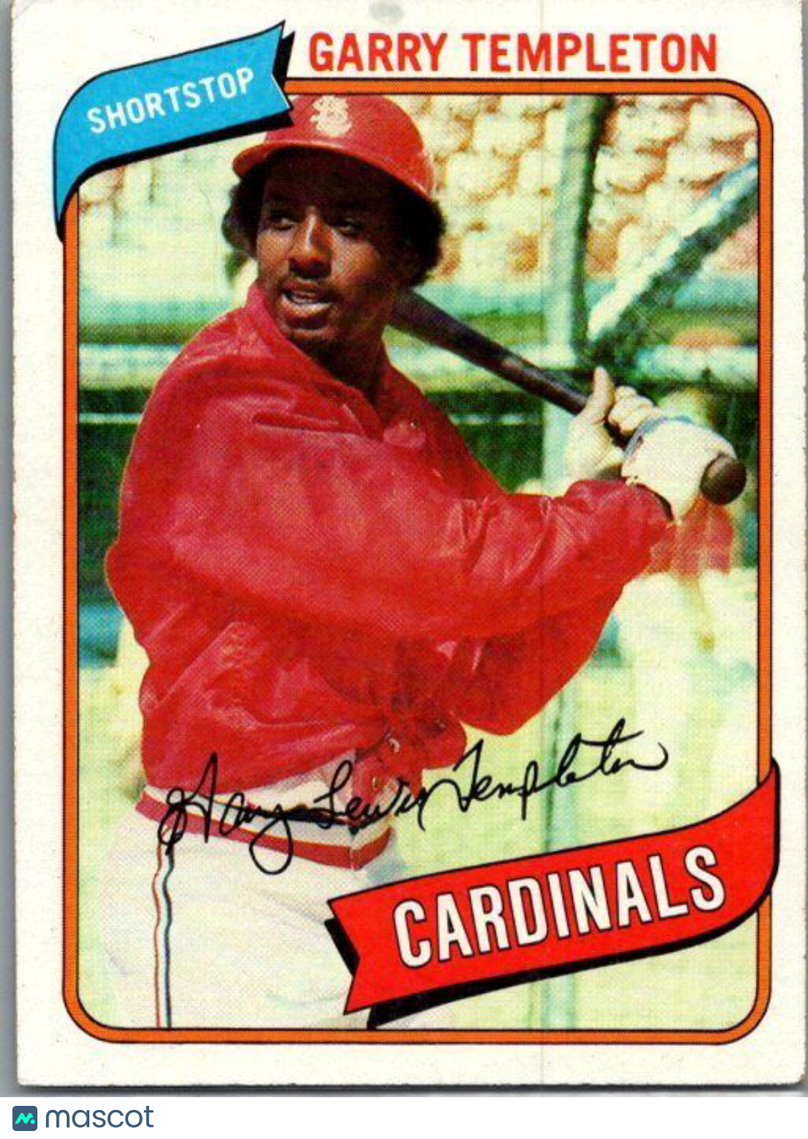 1980 Topps #587 Garry Templeton