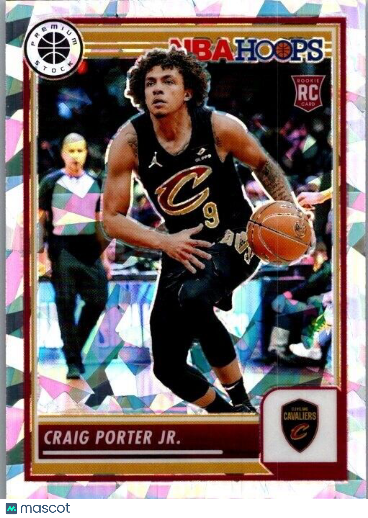 2023-24 Panini NBA Hoops Premium Stock - Ice Prizm #65 Craig Porter Jr. (RC)