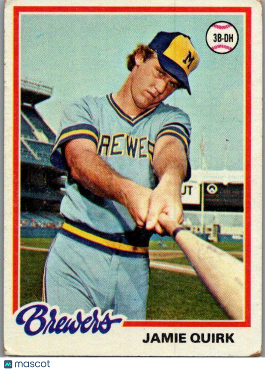 1978 Topps #95 Jamie Quirk