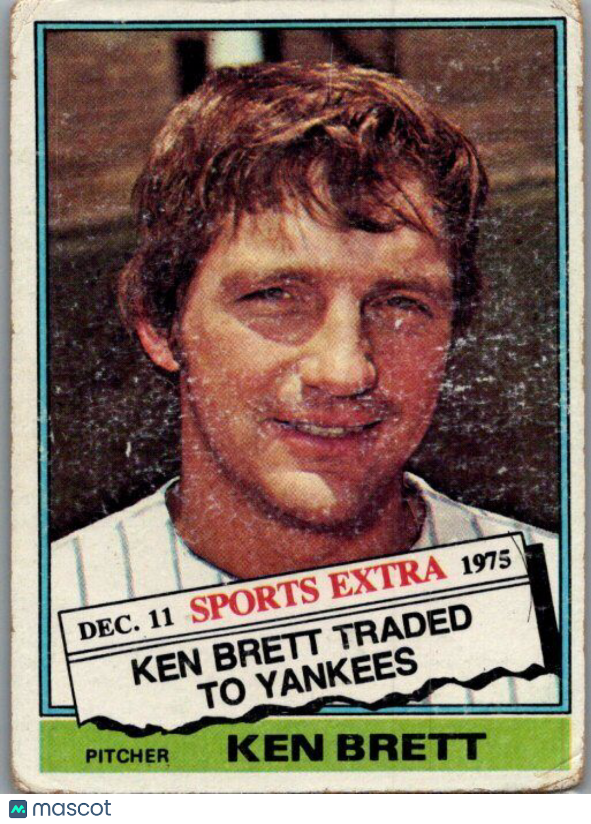 1976 Topps #401T Ken Brett Traded