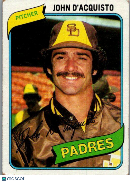 1980 Topps #339 John D'Acquisto