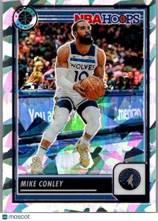 2023-24 Panini NBA Hoops Premium Stock - #91 Mike Conley Ice