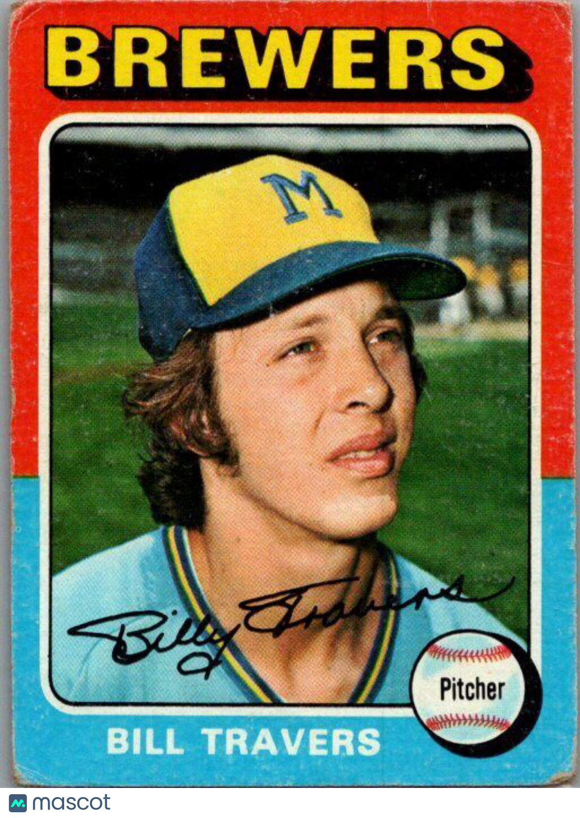 1975 Topps #488 Bill Travers