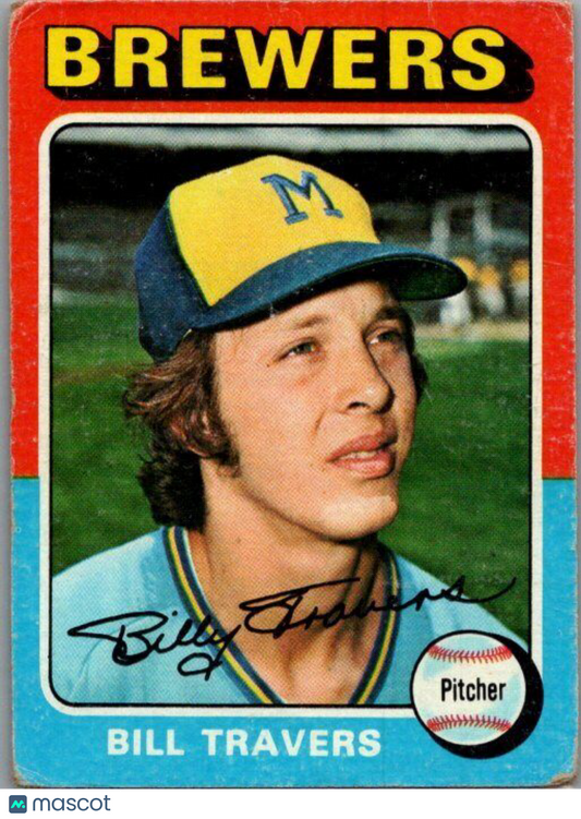 1975 Topps #488 Bill Travers