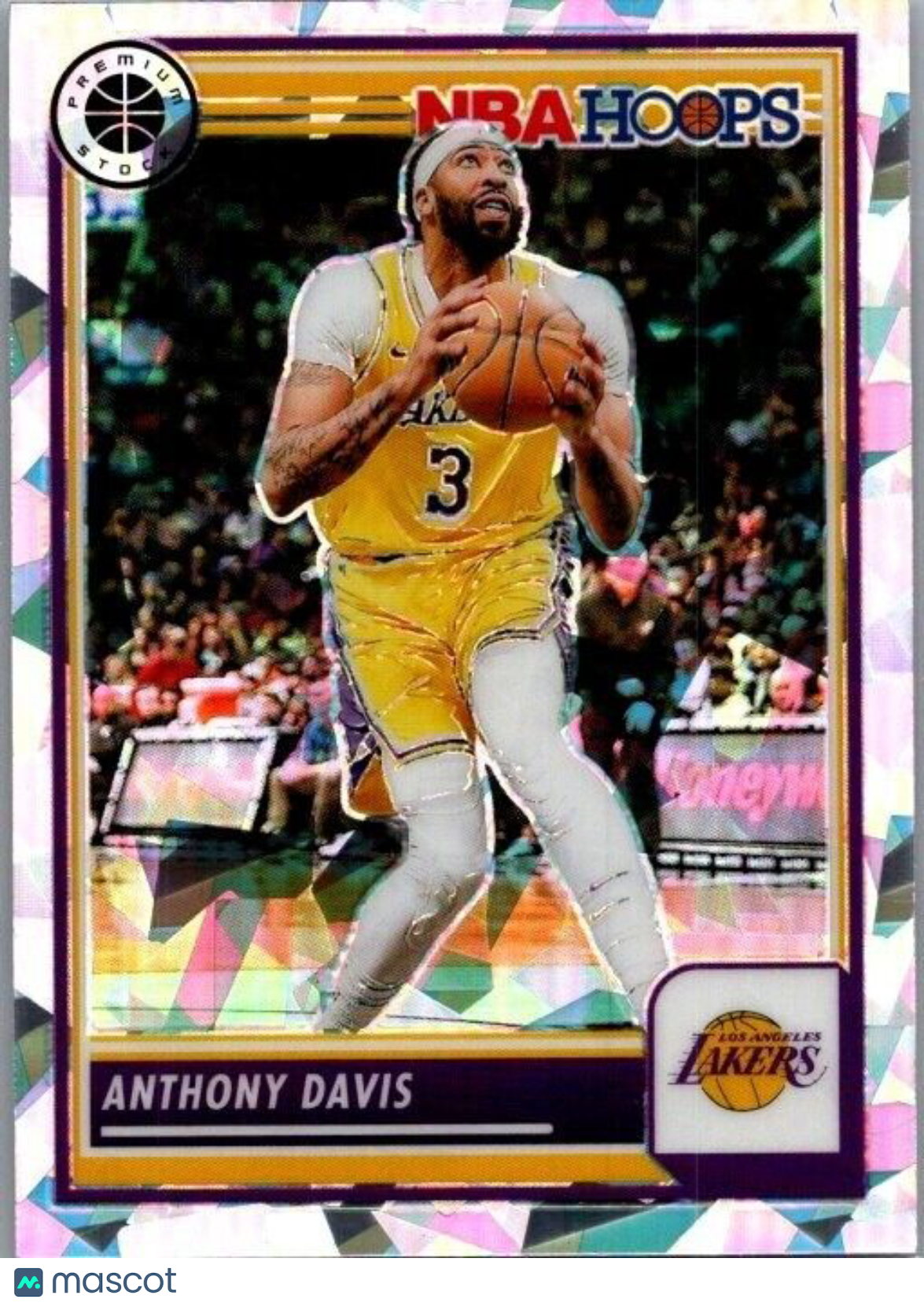 2023-24 Panini NBA Hoops Premium Stock -#177 Anthony Davis Ice