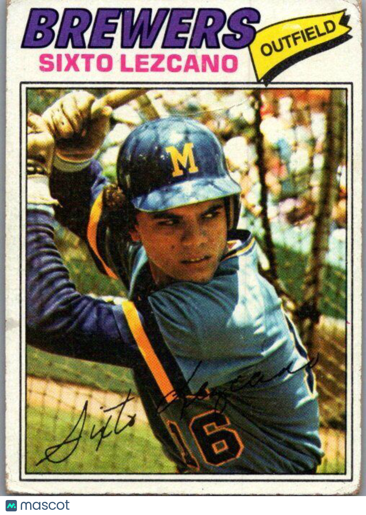 1977 Topps #185 Sixto Lezcano