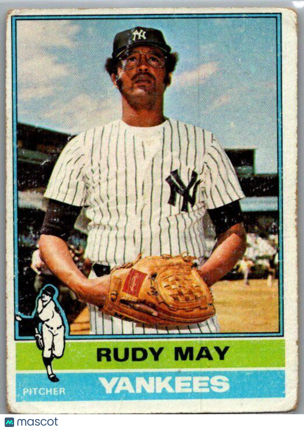 1976 Topps #481 Rudy May