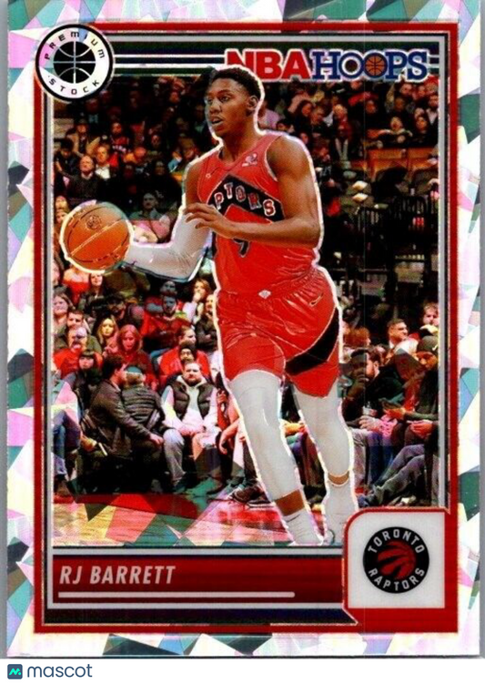 2023-24 Panini NBA Hoops Premium Stock - #158 RJ Barrett Ice