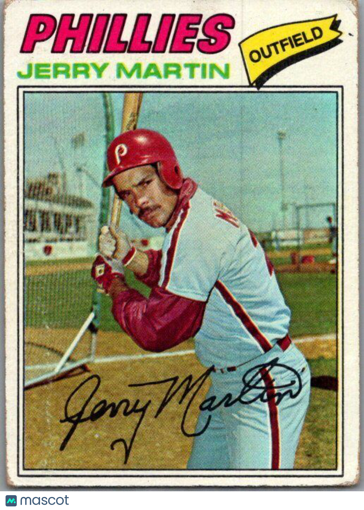 1977 Topps #596 Jerry Martin