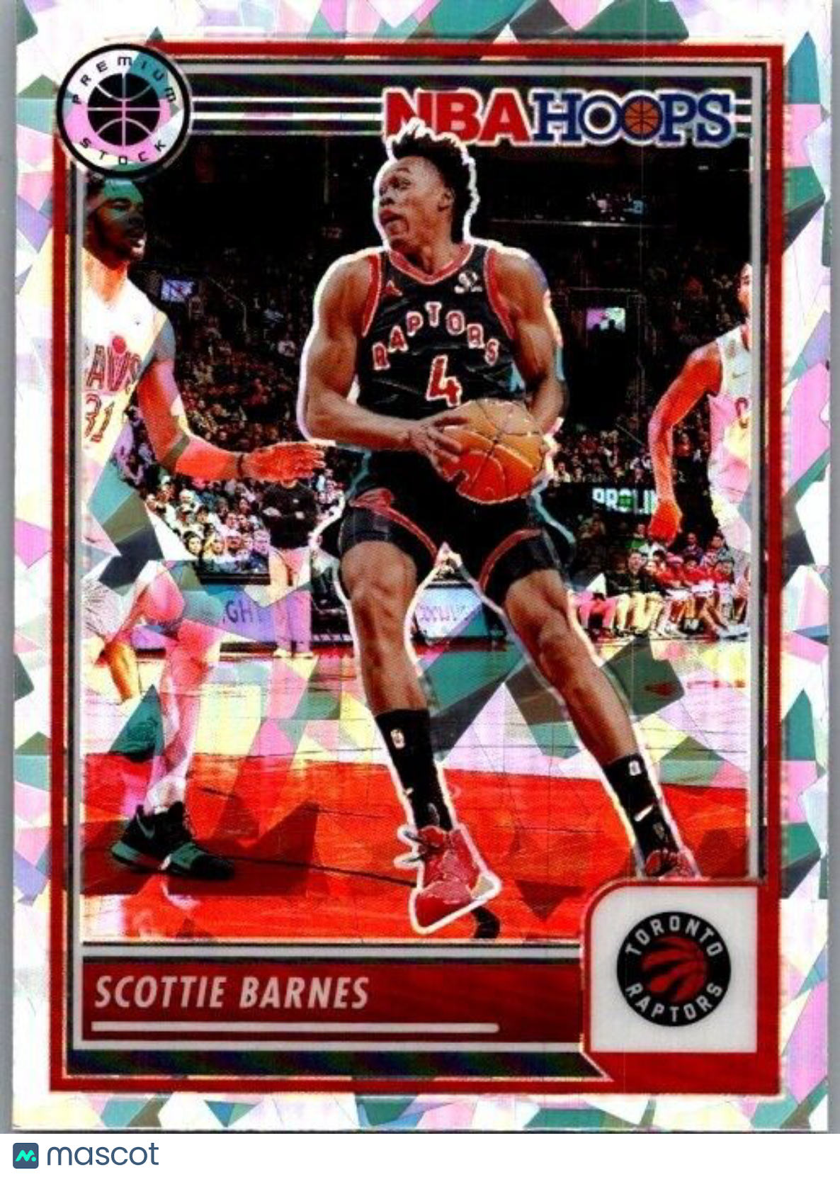 2023-24 Panini NBA Hoops Premium Stock - Ice Prizm #257 Scottie Barnes