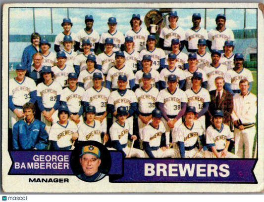 1979 Topps #577 Milwaukee Brewers / George Bamberger TC, MGR, CL Team Checklists