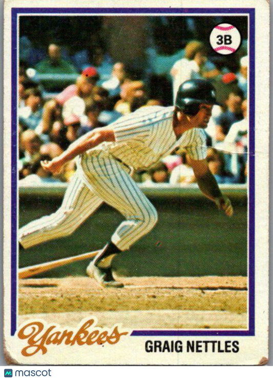 1978 Topps #250 Graig Nettles