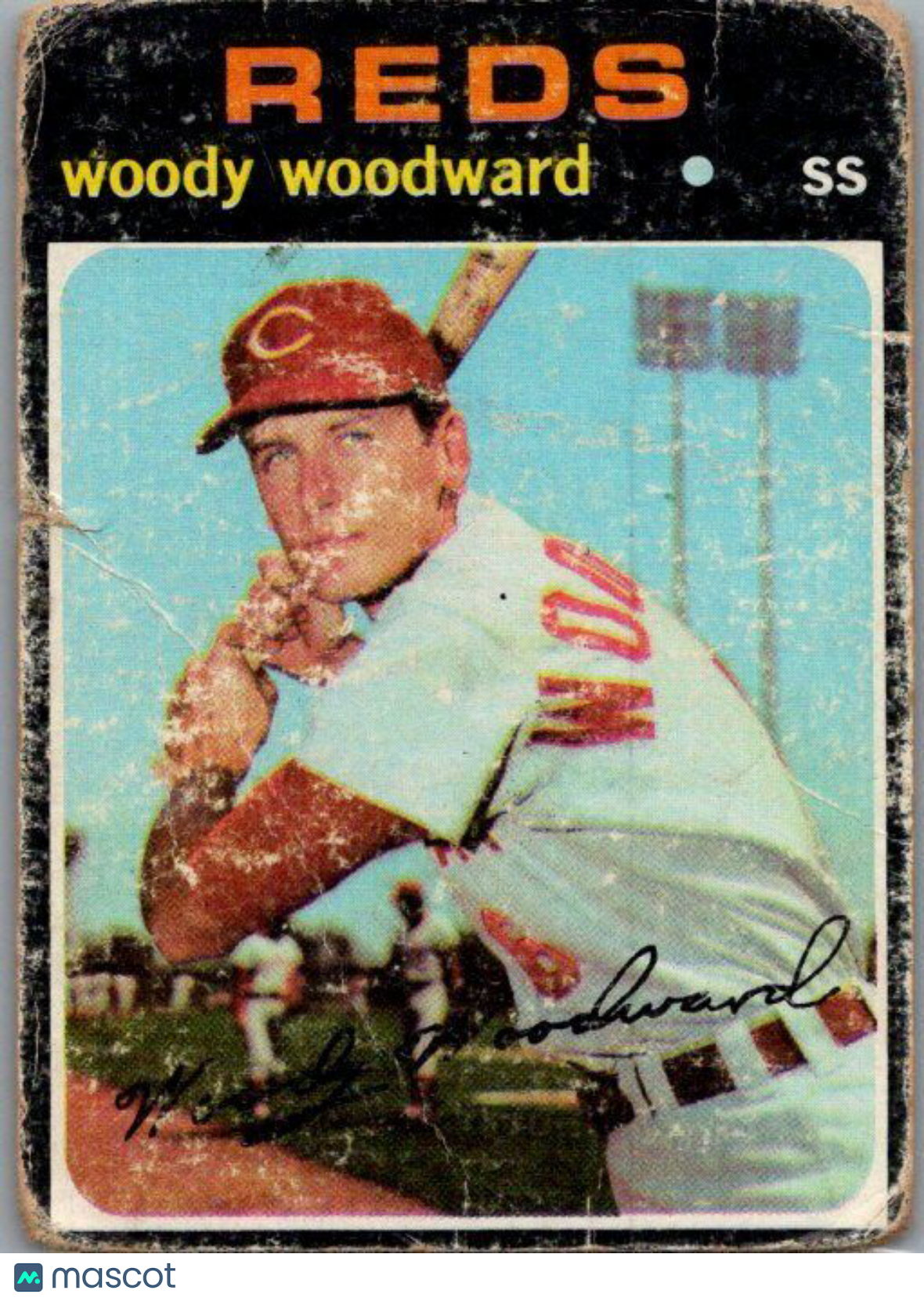 1971 Topps #496 Woody Woodward