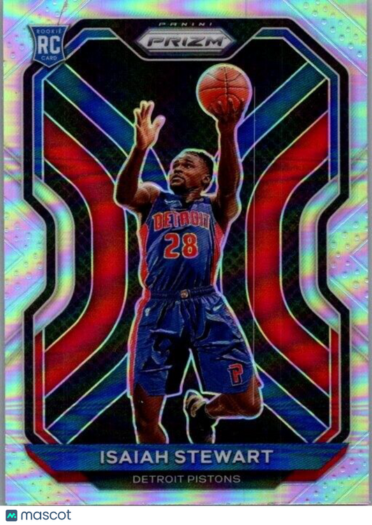 2020-21 Panini Prizm - Silver Prizm #254 Isaiah Stewart (RC)