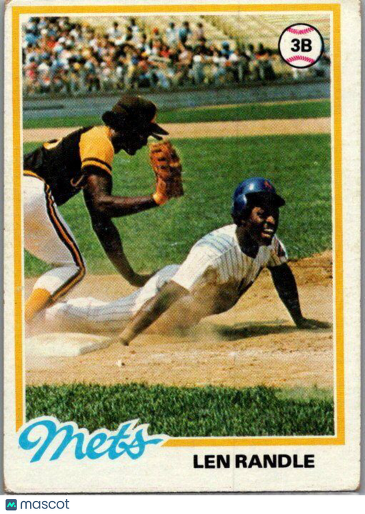 1978 Topps #544 Len Randle