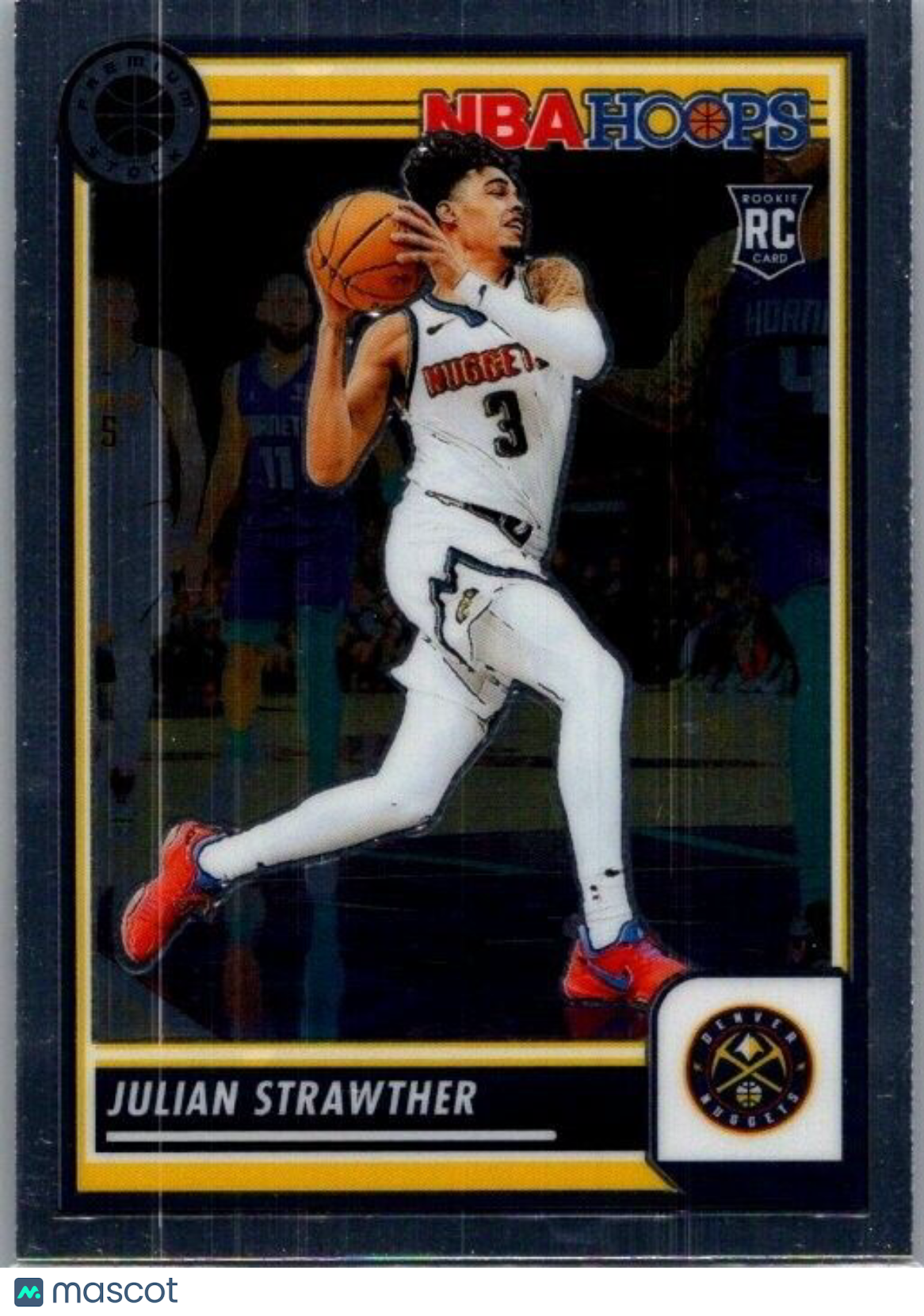 2023-24 Panini NBA Hoops Premium Stock - #213 Julian Strawther (RC)