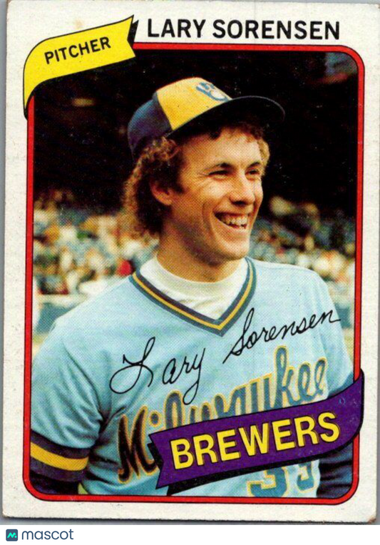 1980 Topps #154 Lary Sorensen