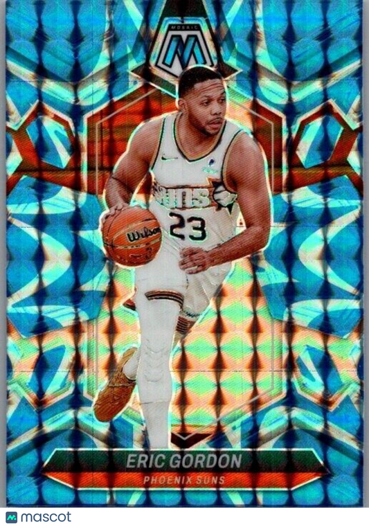 2023-24 Panini Mosaic - Reactive Blue Mosaic Prizm #104 Eric Gordon