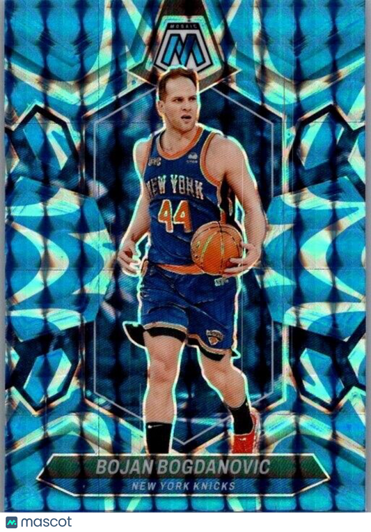 2023-24 Panini Mosaic - Reactive Blue Mosaic Prizm #167 Bojan Bogdanovic