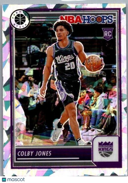 2023-24 Panini NBA Hoops Premium Stock - #49 Colby Jones (RC)