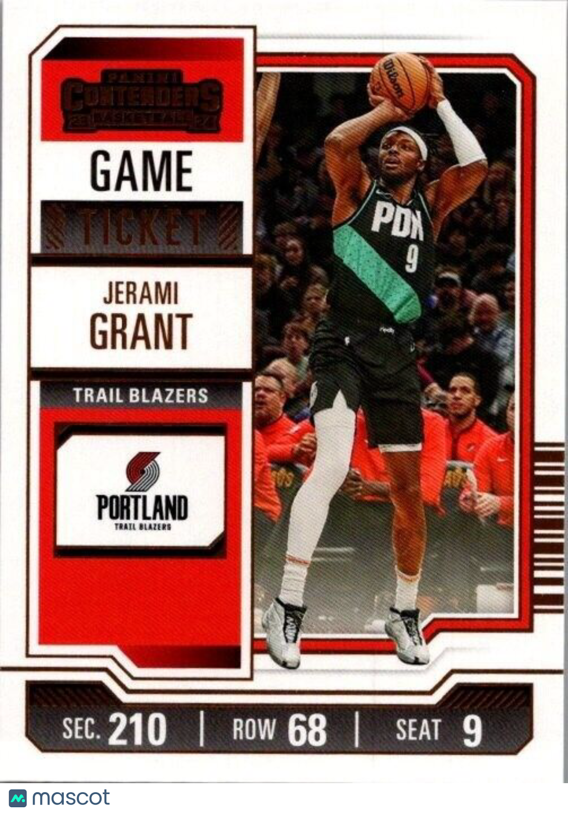 2023-24 Panini Contenders - Bronze Season Ticket #6 Jerami Grant