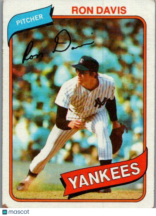 1980 Topps #179 Ron Davis