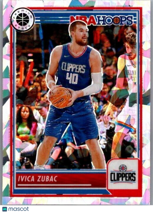 2023-24 Panini NBA Hoops Premium Stock - Ice Prizm #7 Ivica Zubac