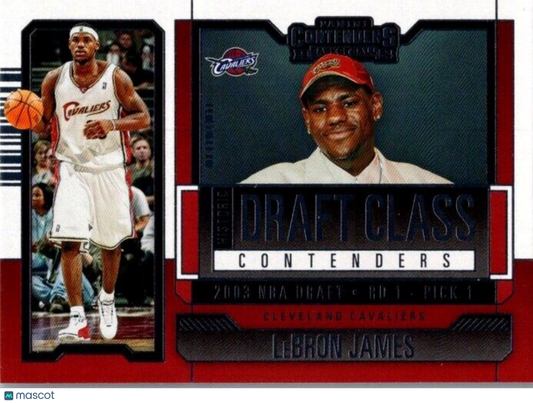 2023-24 Panini Contenders - Historic Draft Class Contenders #4 LeBron James