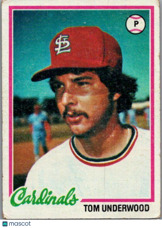 1978 Topps #531 Tom Underwood