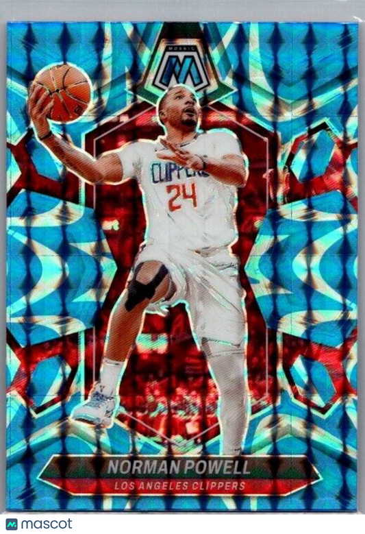 2023-24 Panini Mosaic - Reactive Blue Mosaic Prizm #138 Norman Powell