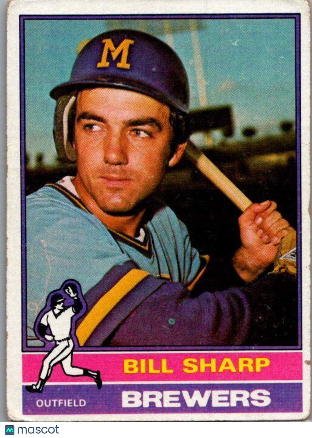 1976 Topps #244 Bill Sharp