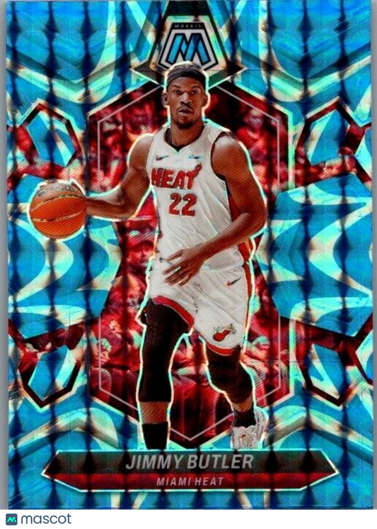 2023-24 Panini Mosaic - Reactive Blue Mosaic Prizm #121 Jimmy Butler