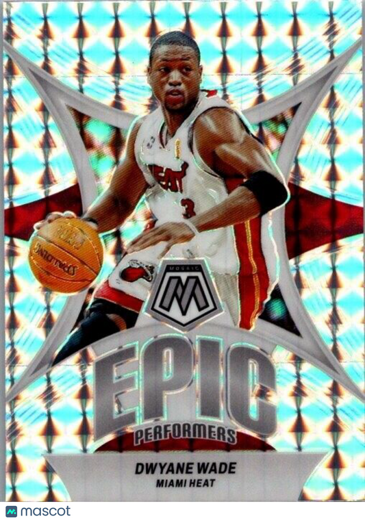 2023-24 Panini Mosaic - Epic Performers #17 Dwyane Wade Mosaic