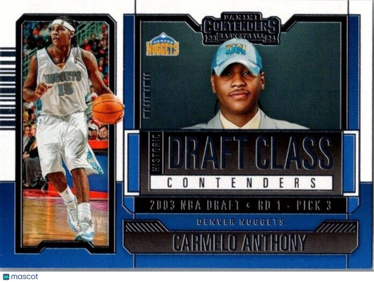 2023-24 Panini Contenders - Historic Draft Class Contenders #9 Carmelo Anthony