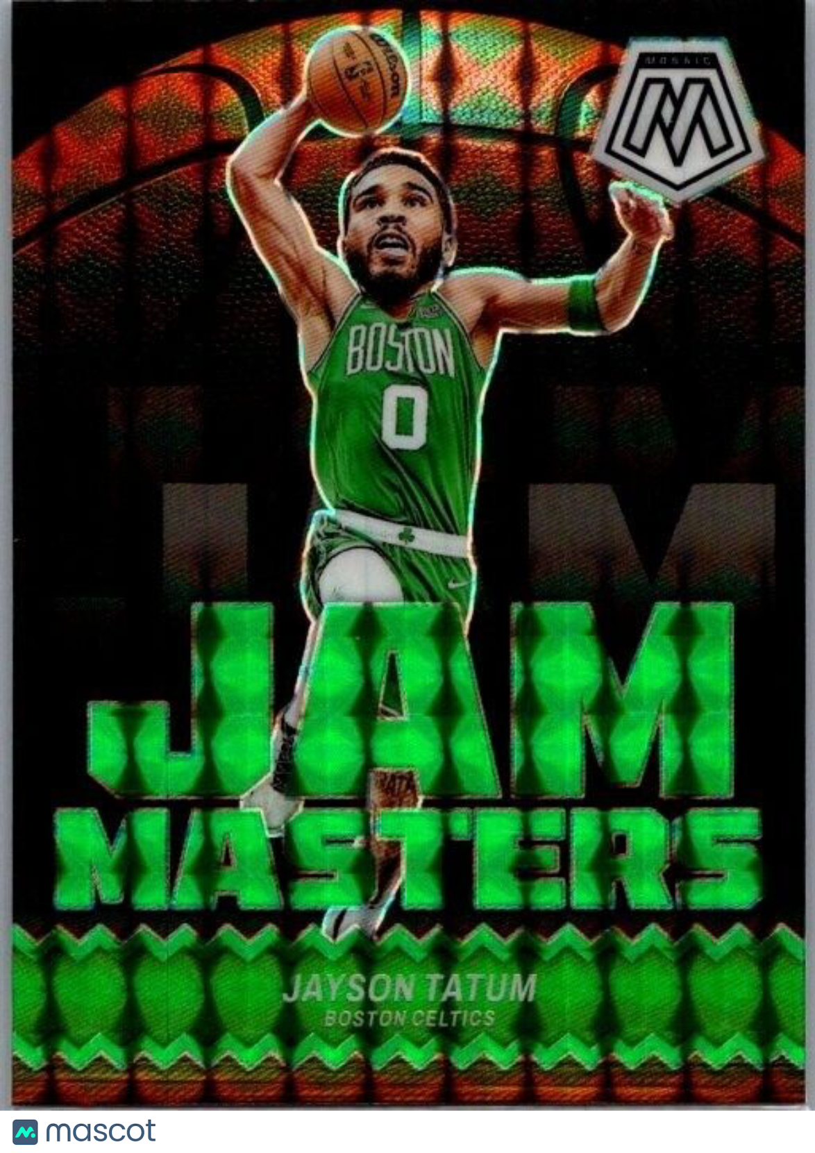 2023-24 Panini Mosaic - Jam Masters #5 Jayson Tatum Green Mosaic Prizm