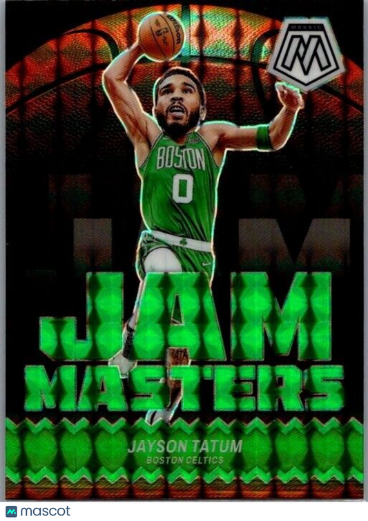 2023-24 Panini Mosaic - Jam Masters #5 Jayson Tatum Green Mosaic Prizm