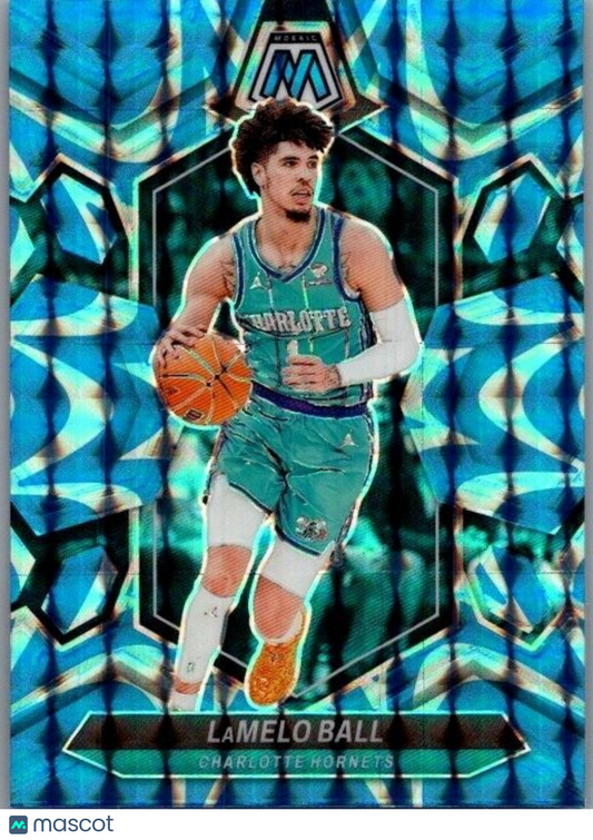 2023-24 Panini Mosaic - Reactive Blue Mosaic Prizm #122 LaMelo Ball