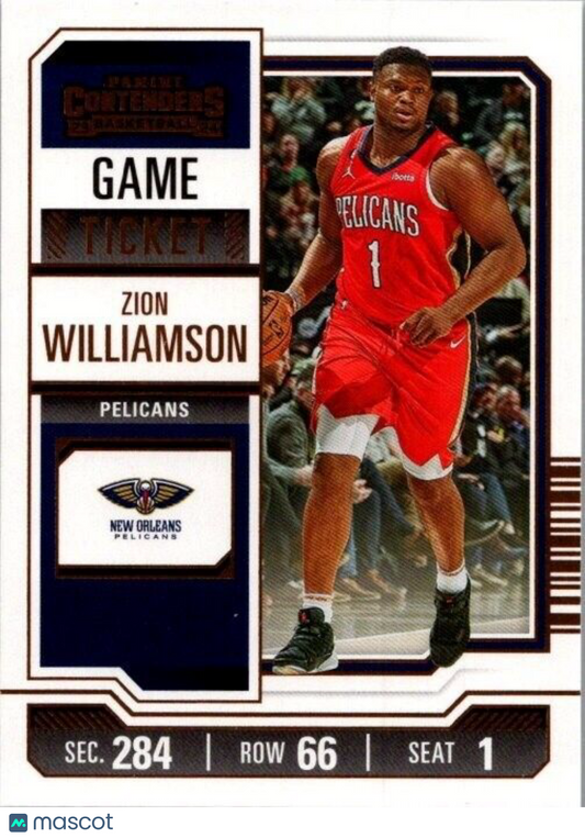 2023-24 Panini Contenders - Bronze Season Ticket #79 Zion Williamson