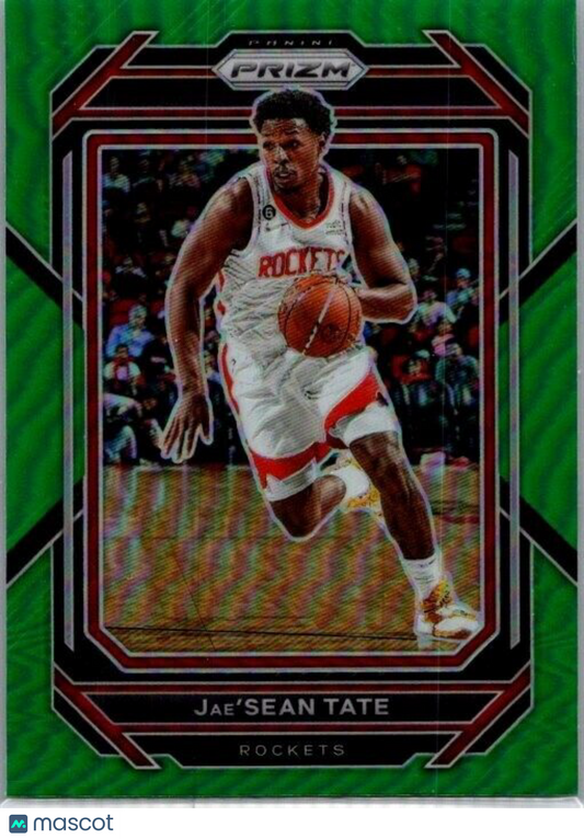 2022-23 Panini Prizm - Green Prizm #198 Jae'Sean Tate