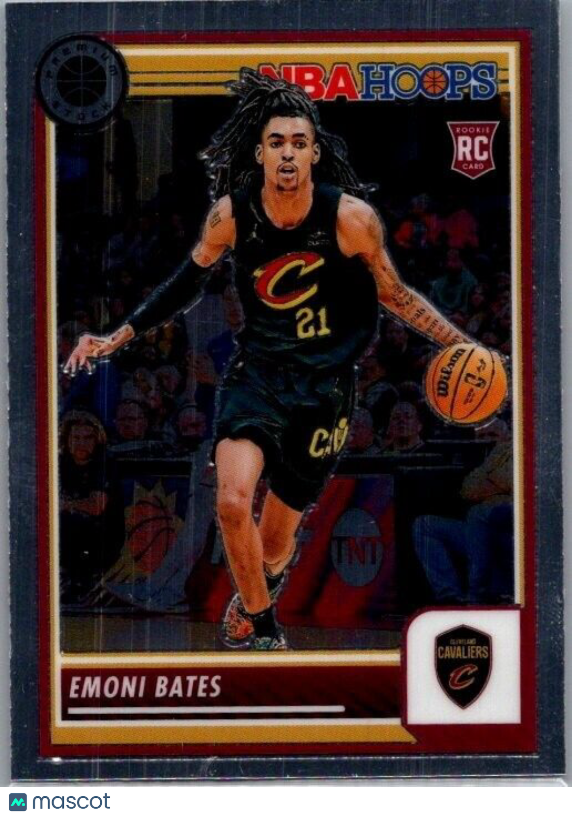 2023-24 Panini NBA Hoops Premium Stock - #74 Emoni Bates (RC)