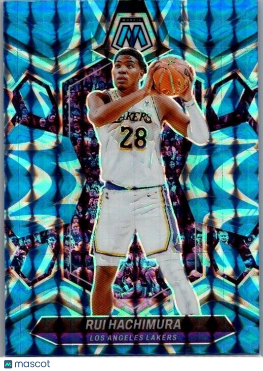 2023-24 Panini Mosaic - #98 Rui Hachimura Blue Reactive