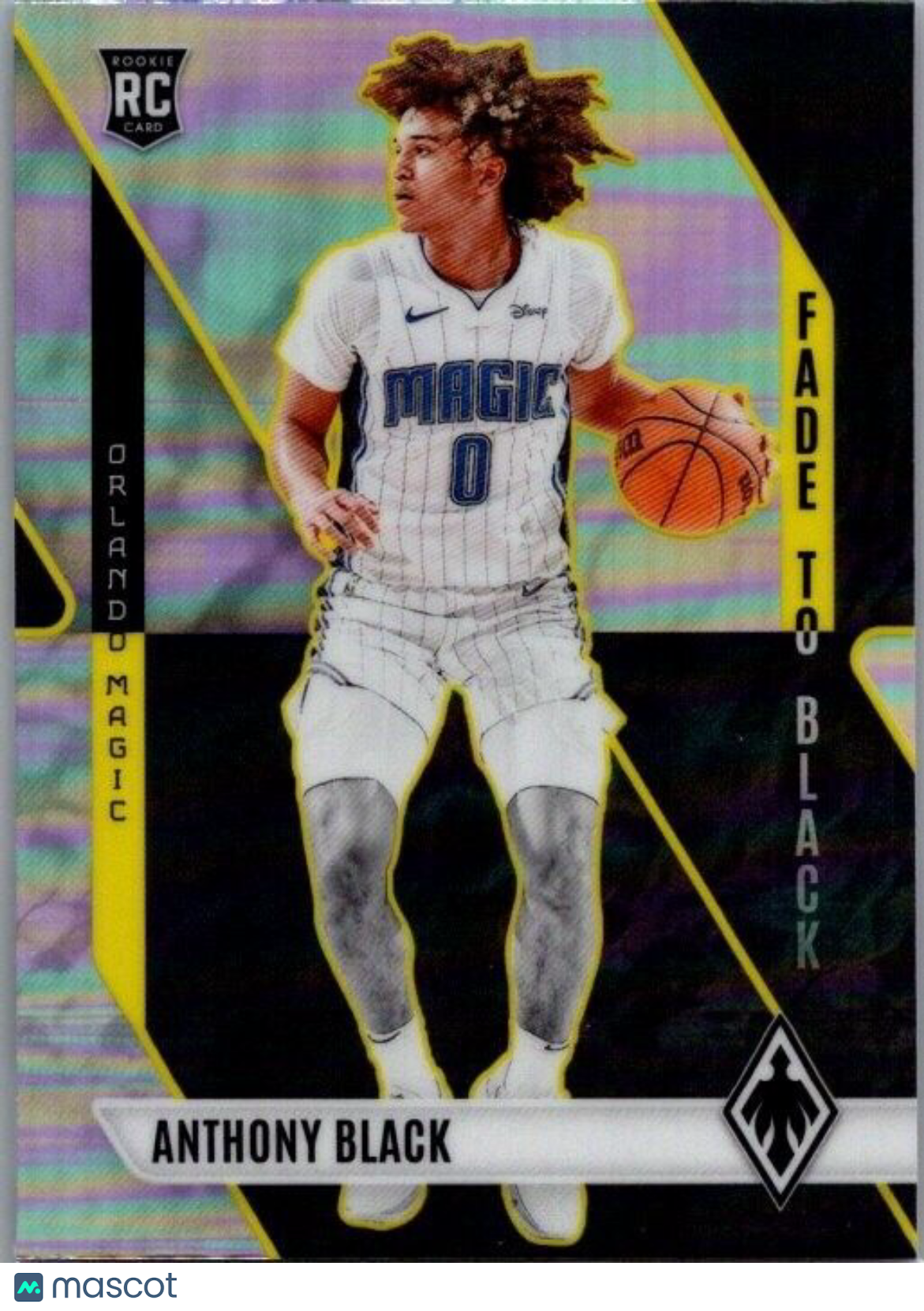 2023-24 Panini Phoenix - Fade to Black #4 Anthony Black (RC) Silver Prizm