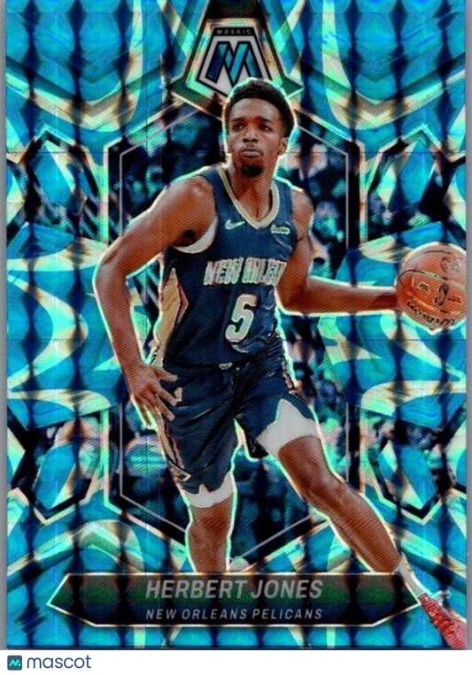 2023-24 Panini Mosaic - Reactive Blue Mosaic Prizm #74 Herbert Jones