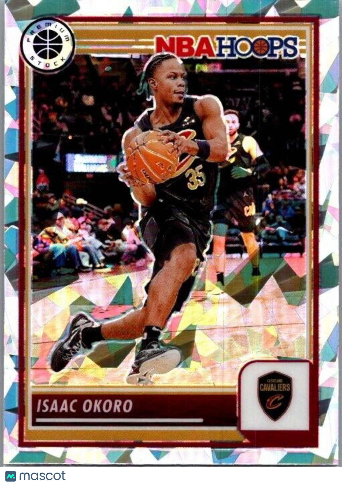 2023-24 Panini NBA Hoops Premium Stock - Ice Prizm #276 Isaac Okoro